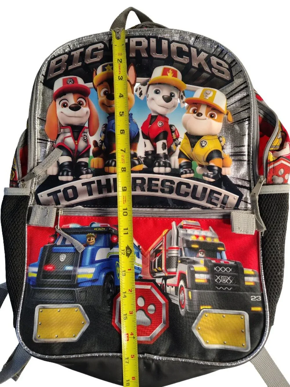 Boy's Medium Multicolored Paw Patrol Brand Themed Backpack